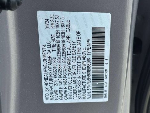Certified 2024 Honda Odyssey EX-L image 17