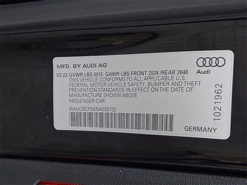 Certified 2022 Audi A5 2.0T Premium Plus w/ Premium Plus image 27