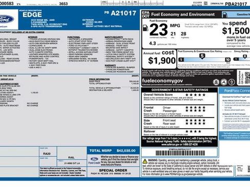 Used 2023 Ford Edge SEL AWD/4WD image 4
