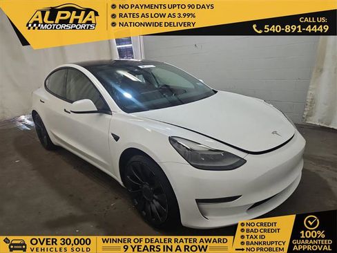 Used 2021 Tesla Model 3 Performance image 1