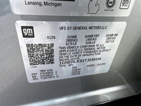 New 2026 Chevrolet Traverse RS w/ LPO, Floor Liner Package image 29