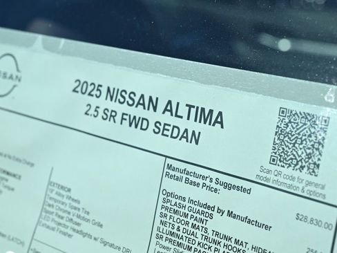 New 2025 Nissan Altima 2.5 SR w/ SR Premium Package image 23