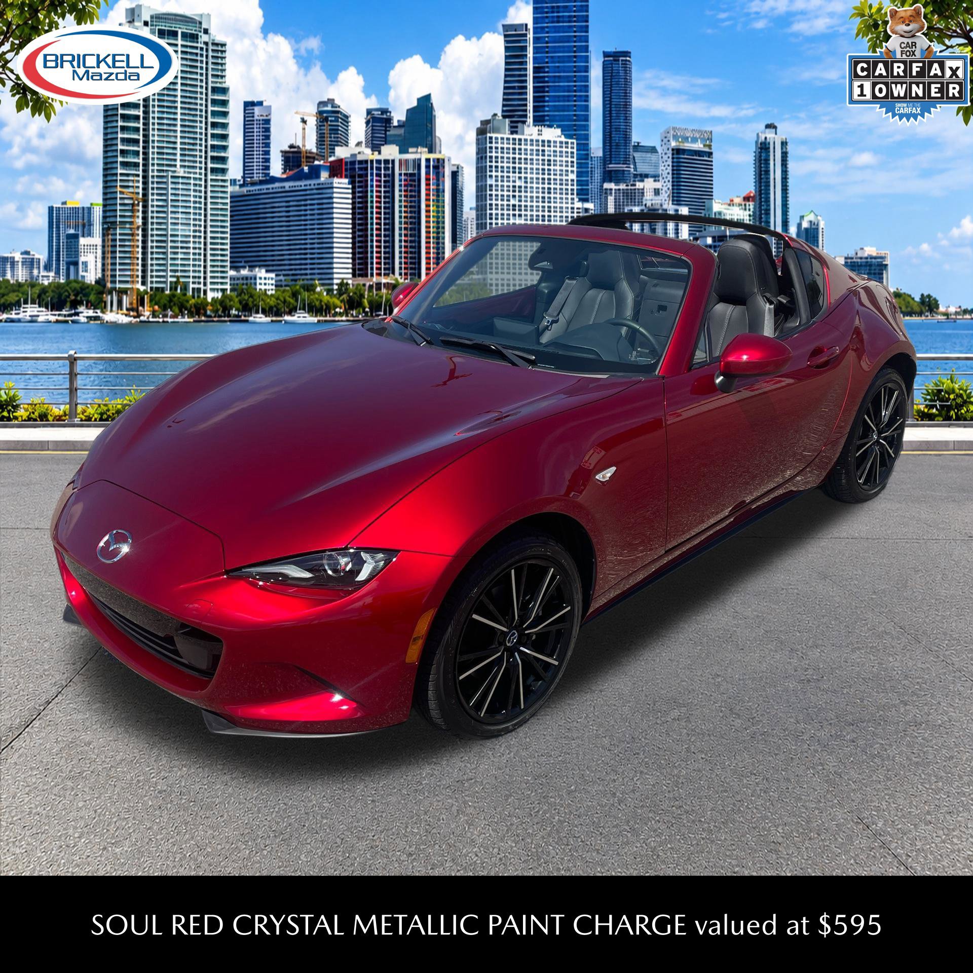 Used 2025 MAZDA MX-5 Miata RF Grand Touring w/ Weather Package RWD 360° Tour