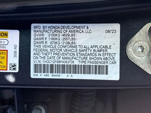 Used 2023 Honda Accord EX-L image 30