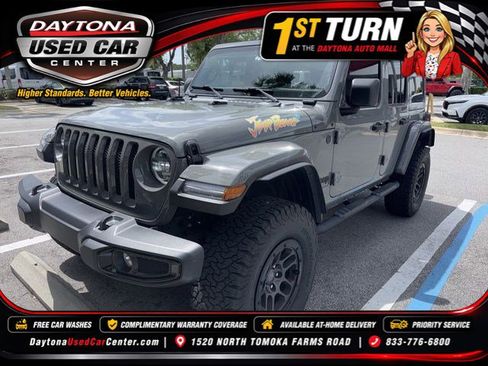 Certified 2023 Jeep Wrangler Unlimited Sport w/ Xtreme 35 Tire Package AWD/4WD image 1