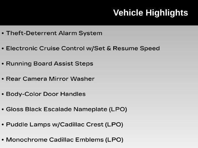 Used 2021 Cadillac Escalade ESV Sport w/ LPO, ONYX Package RWD image 7