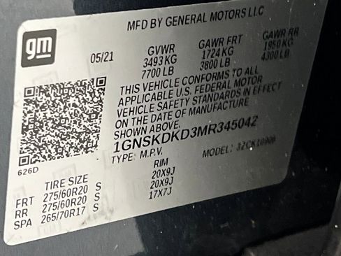 Used 2021 Chevrolet Suburban Z71 w/ Z71 Off-Road Package image 72