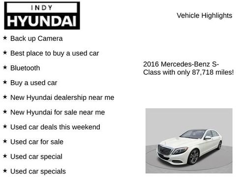 Used 2016 Mercedes-Benz S 550 4MATIC Sedan image 7