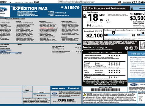 Used 2019 Ford Expedition Max Limited image 2