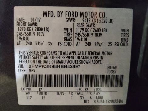 Used 2017 Ford Edge Titanium w/ Technology Package image 33