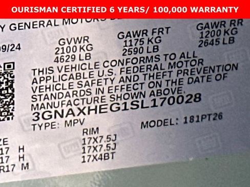 Certified 2025 Chevrolet Equinox LT w/ Safety and Technology Package image 30