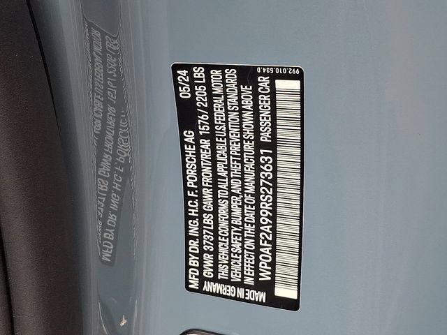 Certified 2024 Porsche 911 GT3 RS RWD image 28