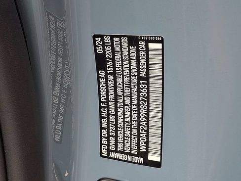 Certified 2024 Porsche 911 GT3 RS RWD image 28