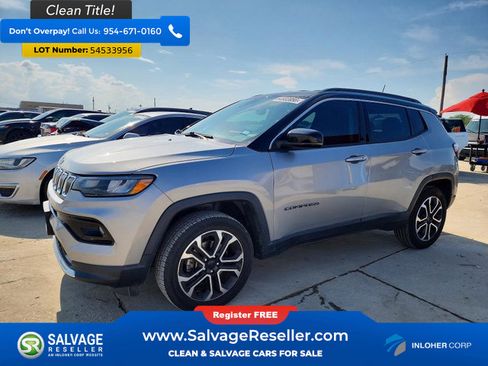Used 2022 Jeep Compass Limited AWD/4WD image 1