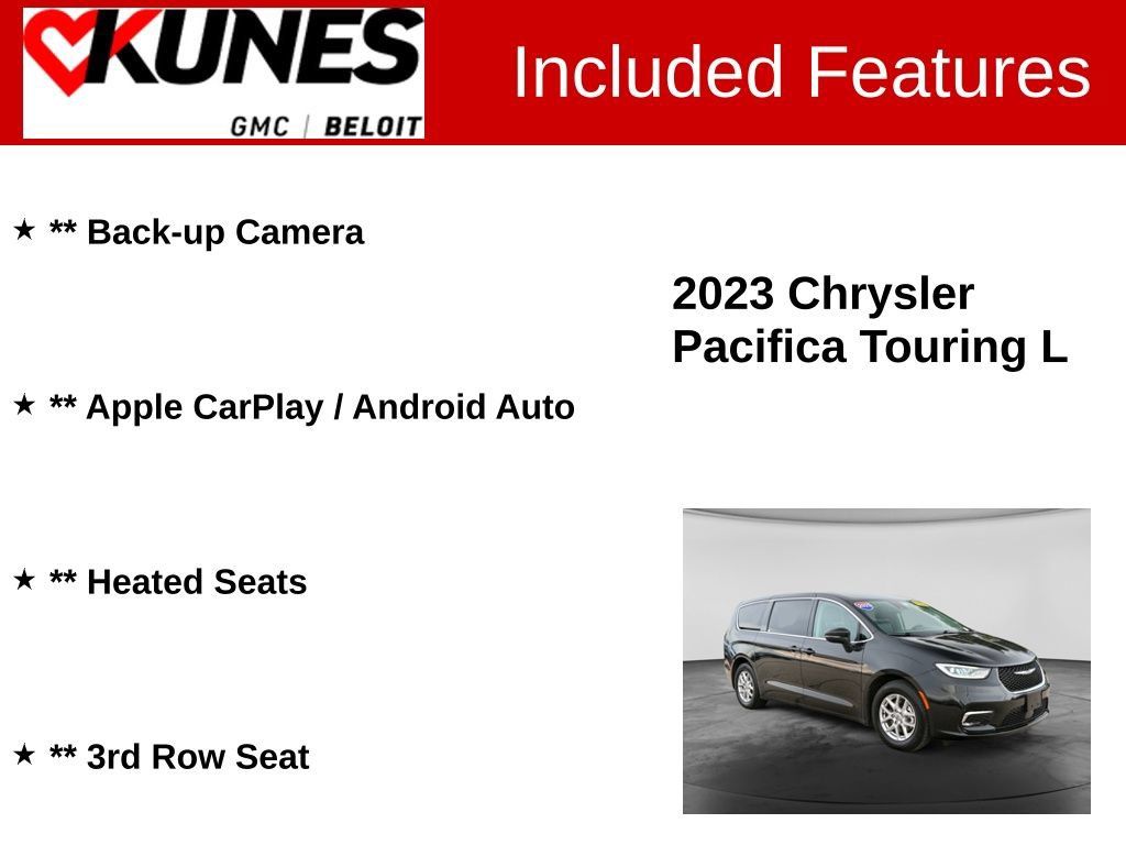 Used 2023 Chrysler Pacifica Touring-L FWD image 2