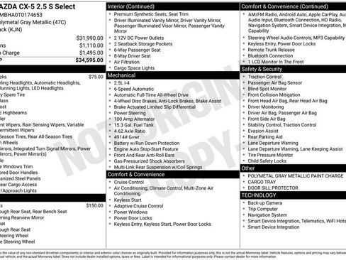 New 2026 MAZDA CX-5 Select AWD/4WD image 4