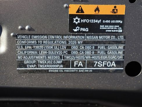 New 2026 Nissan Sentra SV image 23