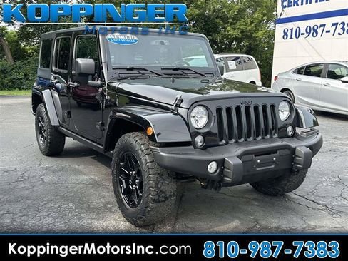 Used 2016 Jeep Wrangler Unlimited Sahara AWD/4WD image 1