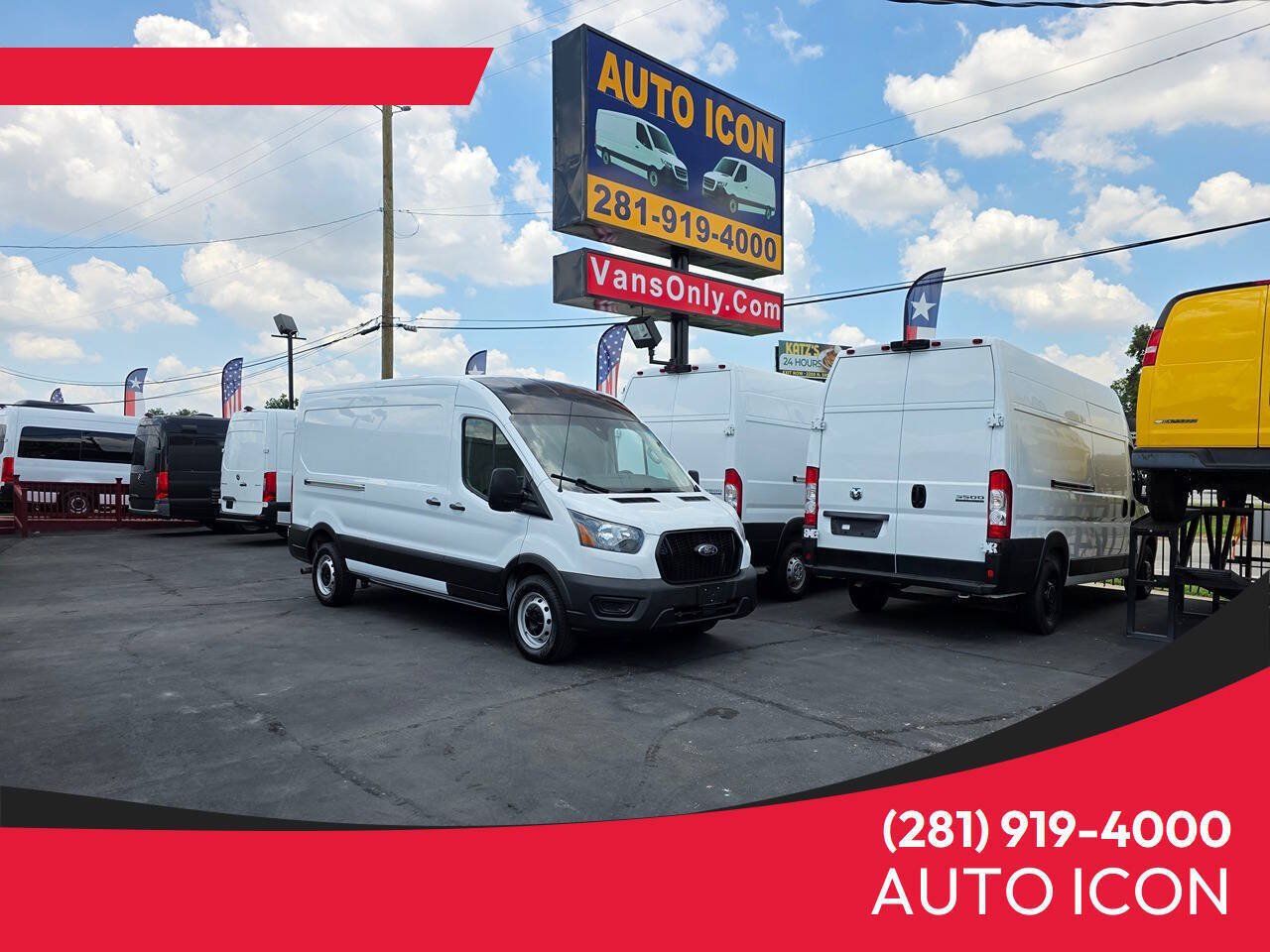 Used 2021 Ford Transit 250 Medium Roof RWD image 1