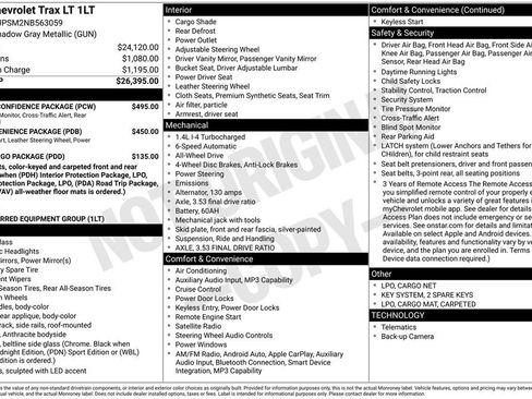 Certified 2022 Chevrolet Trax LT w/ Driver Confidence Package image 28