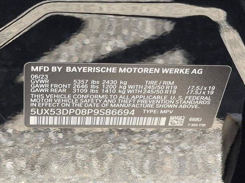 Certified 2023 BMW X3 xDrive30i w/ Convenience Package AWD/4WD image 22