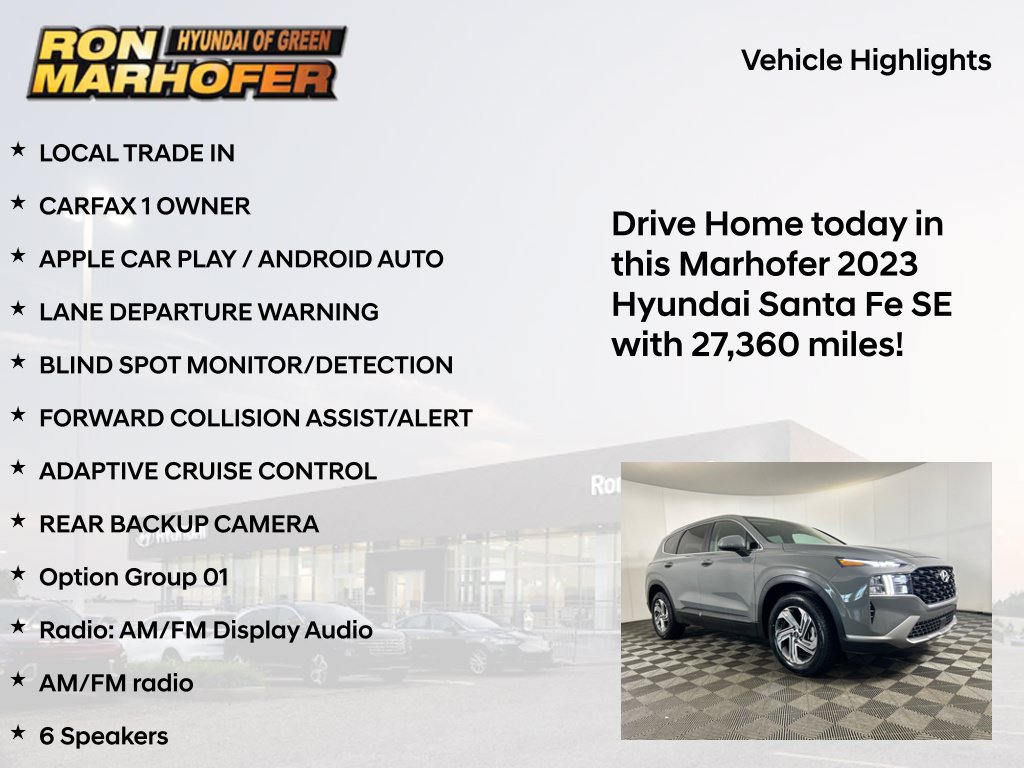 Certified 2023 Hyundai Santa Fe SE FWD image 16