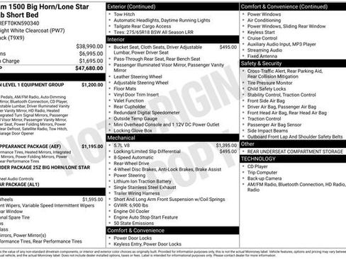 Used 2019 RAM 1500 Big Horn image 20