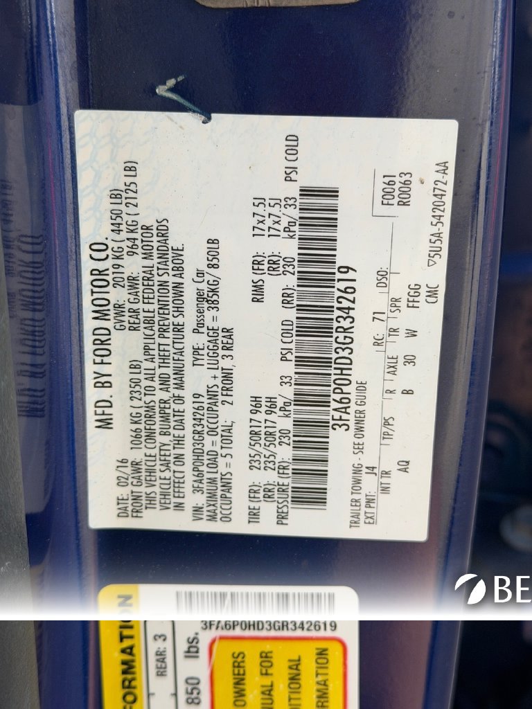 Used 2016 Ford Fusion SE FWD image 33