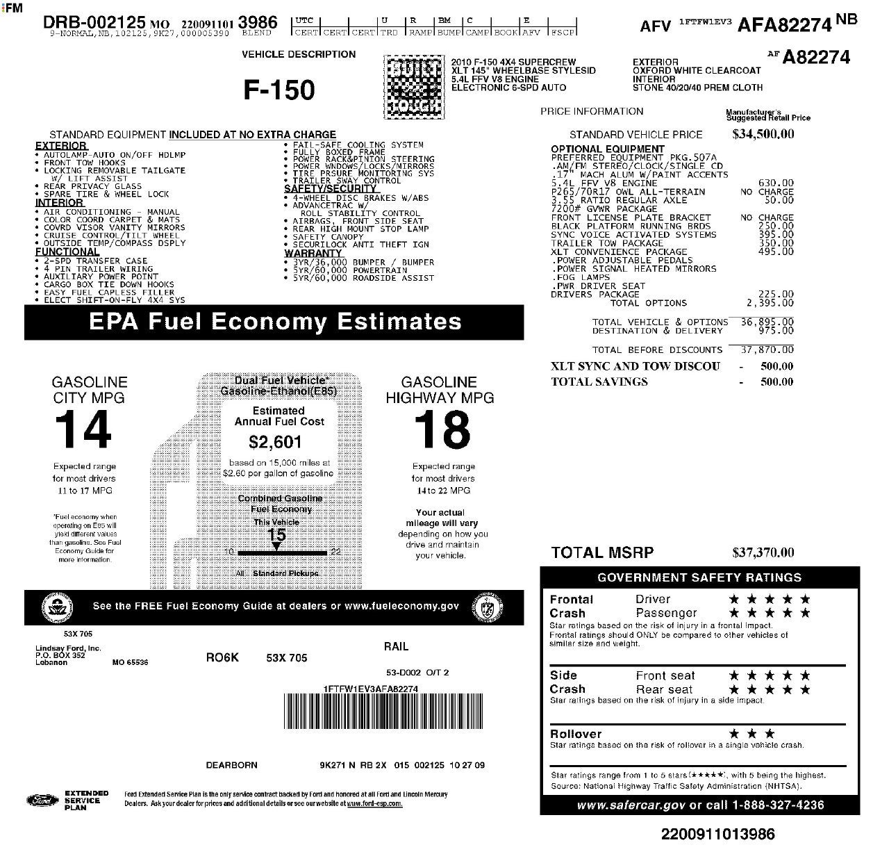 Used 2010 Ford F150 XLT AWD/4WD image 21