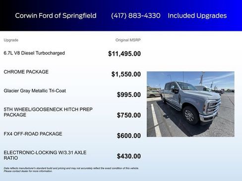 Used 2026 Ford F350 Lariat w/ Chrome Package AWD/4WD image 6