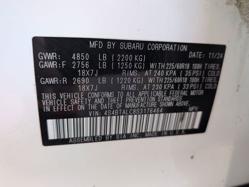 Used 2025 Subaru Outback Onyx Edition AWD/4WD image 29