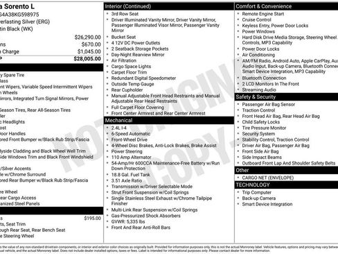 Used 2019 Kia Sorento L image 11