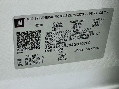 Used 2018 Chevrolet Silverado 1500 LTZ Z71 w/ Redline Edition image 35