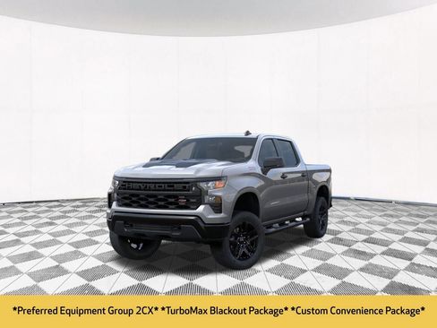 New 2026 Chevrolet Silverado 1500 Custom Trail Boss w/ Turbomax Blackout Package image 2