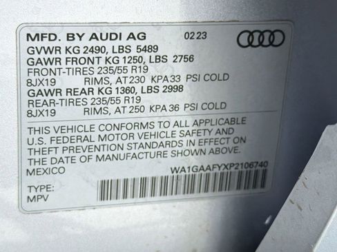 Certified 2023 Audi Q5 2.0T Premium w/ Convenience Package AWD/4WD image 20