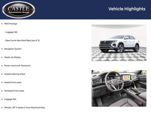 New 2026 Volkswagen Atlas Cross Sport SEL AWD/4WD image 3
