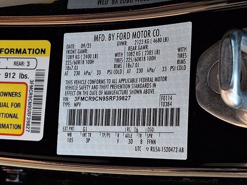 Used 2025 Ford Bronco Sport Outer Banks w/ Outer Banks Tech Package+ AWD/4WD image 27