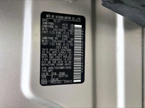 Used 2021 Nissan Rogue Platinum AWD/4WD image 35
