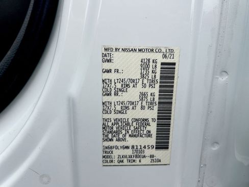 Used 2021 Nissan NV 2500 SV RWD image 19