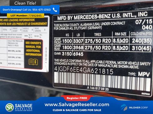 Used 2016 Mercedes-Benz GL 450 4MATIC image 17