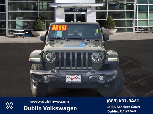 Used 2023 Jeep Wrangler Unlimited Rubicon 4xe w/ Safety Group image 2