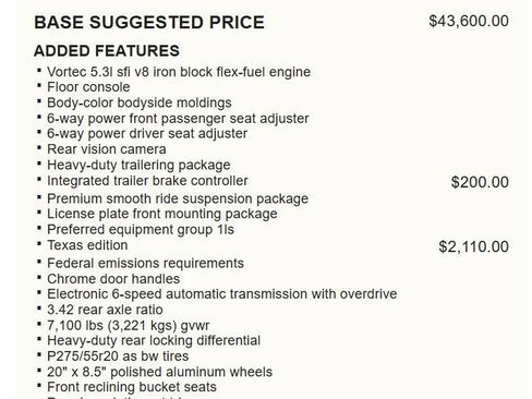 Used 2014 Chevrolet Tahoe LS w/ Texas Edition RWD image 19