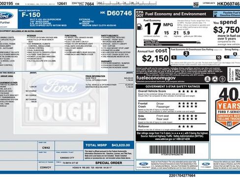 Used 2017 Ford F150 XLT AWD/4WD image 3