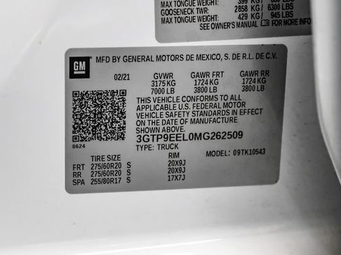 Used 2021 GMC Sierra 1500 AT4 w/ AT4 Preferred Package AWD/4WD image 62