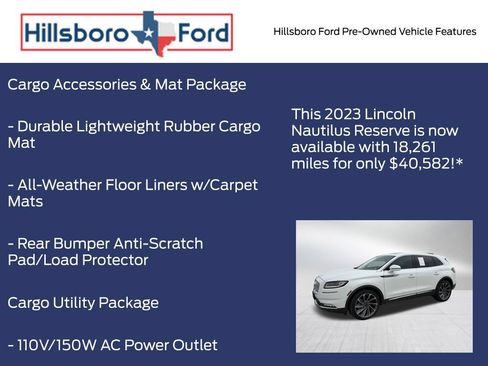 Used 2023 Lincoln Nautilus Reserve w/ Equipment Group 202A AWD/4WD image 6