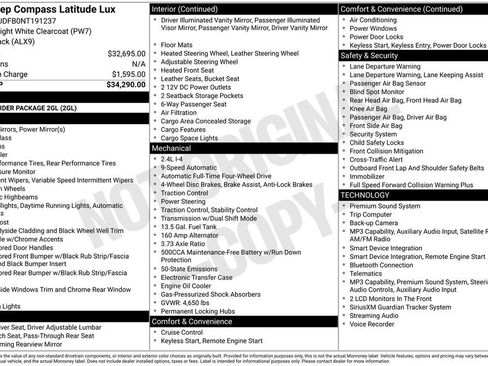 Used 2022 Jeep Compass Latitude AWD/4WD image 16