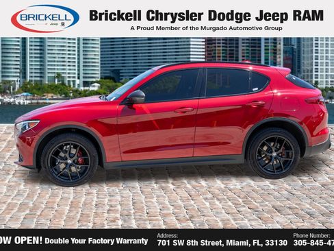 Used 2019 Alfa Romeo Stelvio Sport w/ Quick Order Package 22K Sport RWD image 9