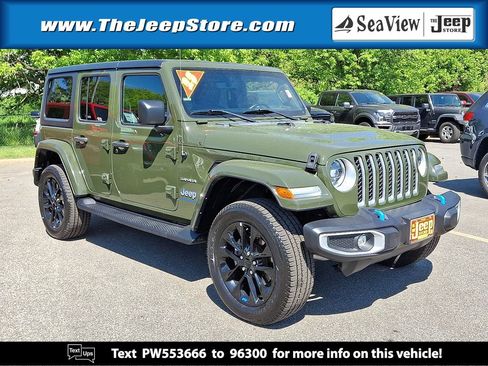 Certified 2023 Jeep Wrangler Unlimited Sahara w/ Cold Weather Group AWD/4WD image 1