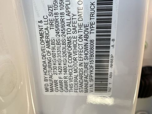 New 2026 Honda Ridgeline Sport image 38