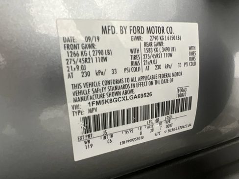 Used 2020 Ford Explorer ST w/ ST Street Pack AWD/4WD image 36